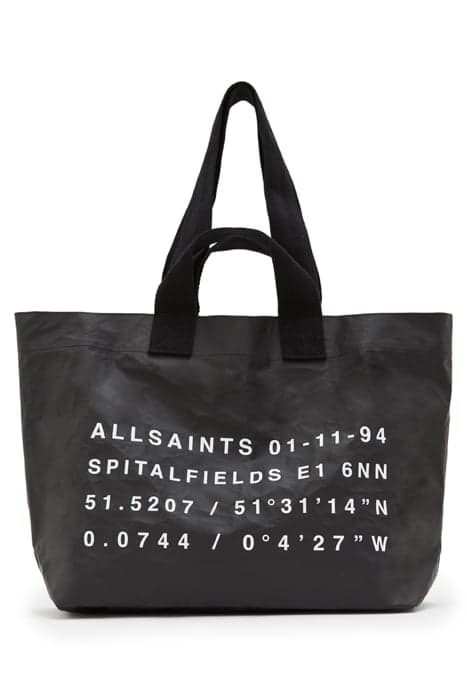 ACARI PAPER TOTE BLACK by AllSaints