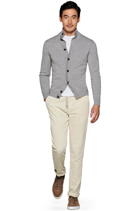 Light Grey Cardigan by Suitsupply