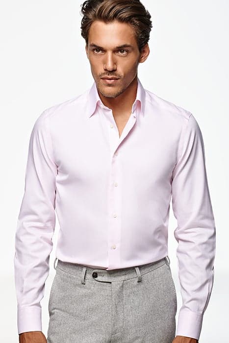 PINK STRIPED OXFORD SLIM FIT SHIRT by Suitsupply