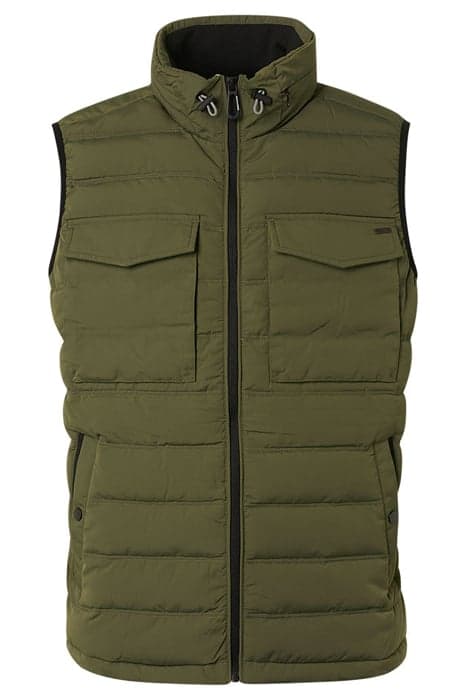 BODYWARMER PADDED BASIL by No Excess