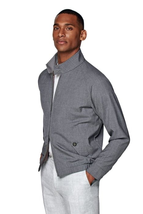 Grey Bomber Jacket by Suitsupply