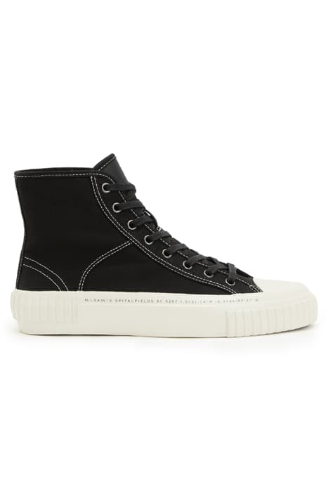 DOUGLAS SCRIPT HIGH BLACK by AllSaints