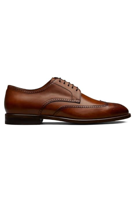 Laced and Monk Strap Shoes Cognac Derby by Suitsupply