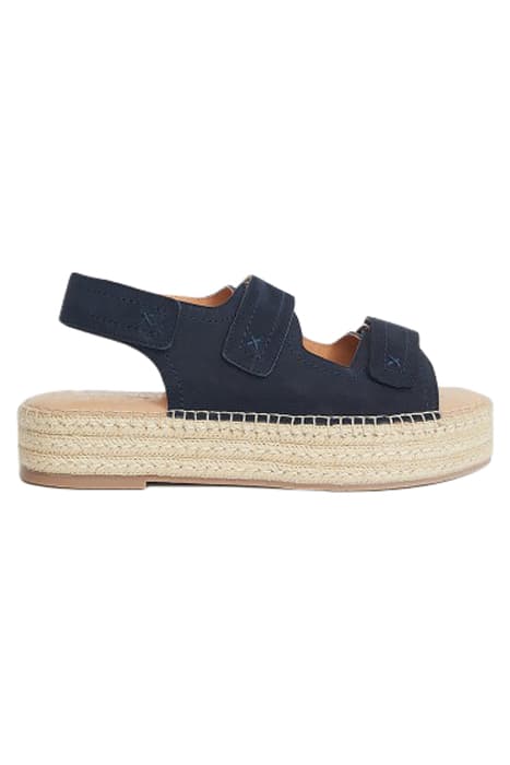 VELCRO ESPADRILLE SANDAL DARK NAVY by White Stuff