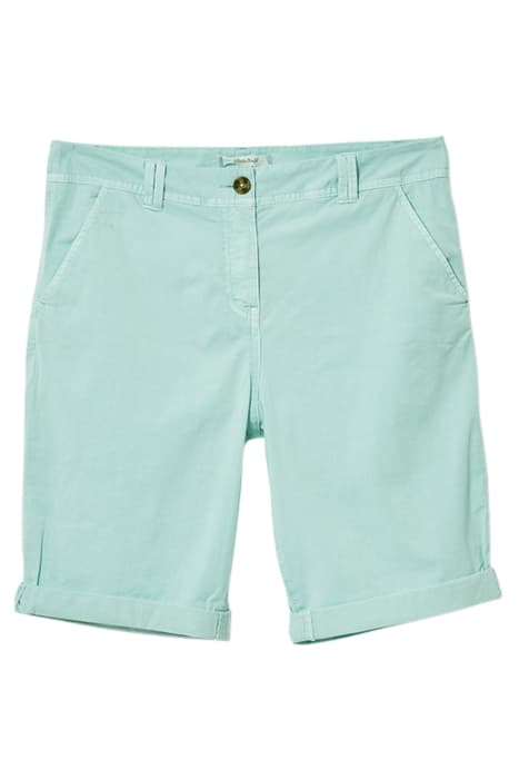 HELTER SKELTER SHORT PALE AQUA PLAIN by White Stuff