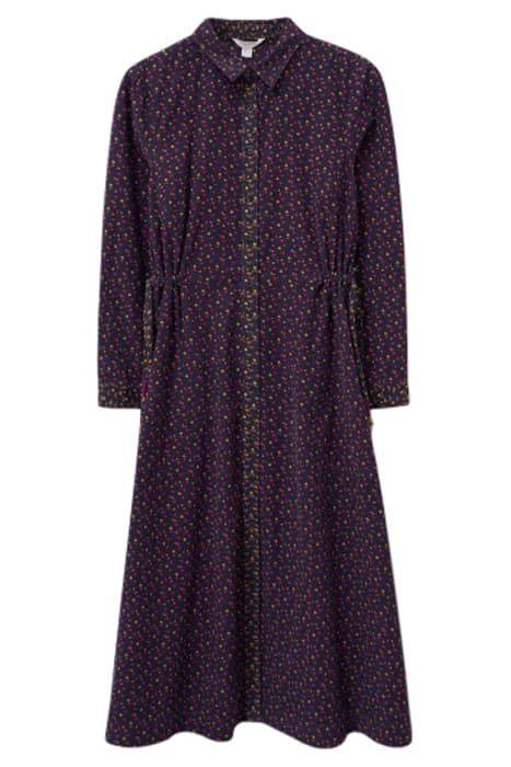 JADE CORD SHIRT DRESS GREY MULTI by White Stuff