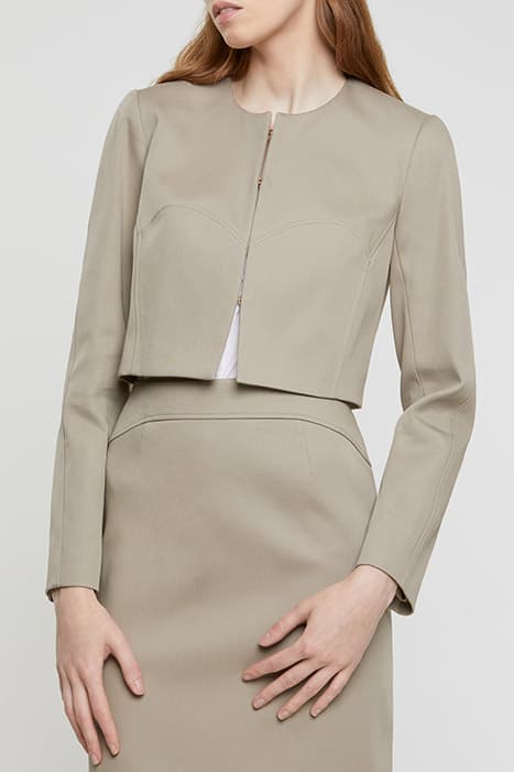 JACKET TAUPE by Paule Ka