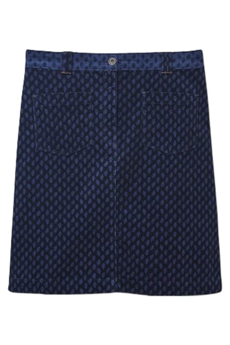 MELODY ORGANIC CORD SKIRT BLUE MULTI by White Stuff