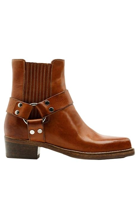 SHORTST CAVALRY BOOT WORN CARAMEL by RE/DONE