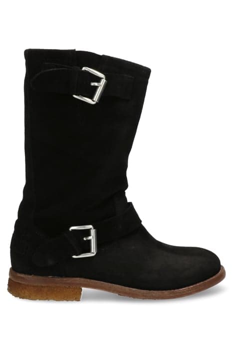 SHS0923 BOOT 2 CM LUXURY SUEDE BLACK by Shabbies Amsterdam