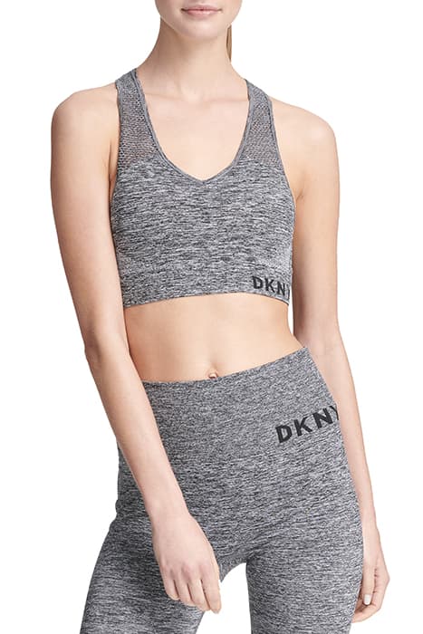 MD IMPCT MSH BCK BRA HTHR GREY by DKNY