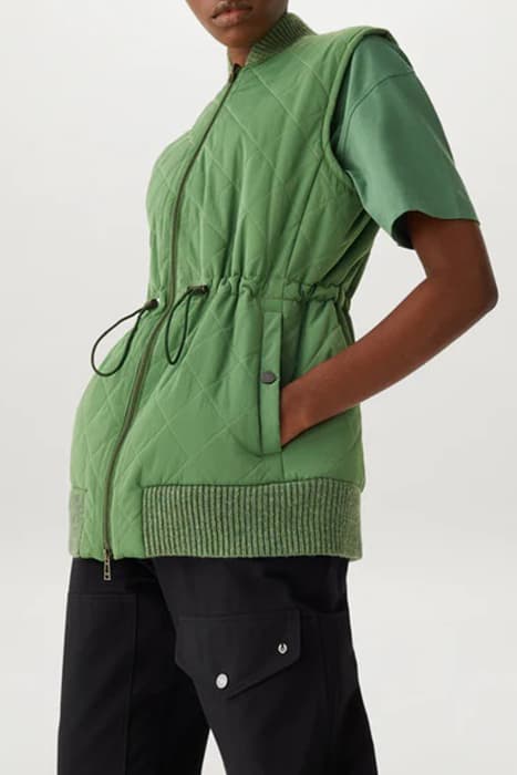 DELANCY GILET GRAPH GREEN by Belstaff