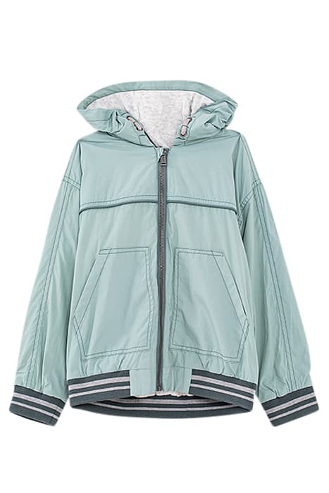 BOYS’ AQUA WINDCHEATER WITH TERRYCLOTH LINING by IKKS