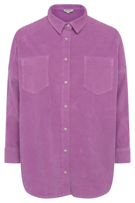 PAULA MICRO CORD SHIRT PURPLE MEADOW by French Connection