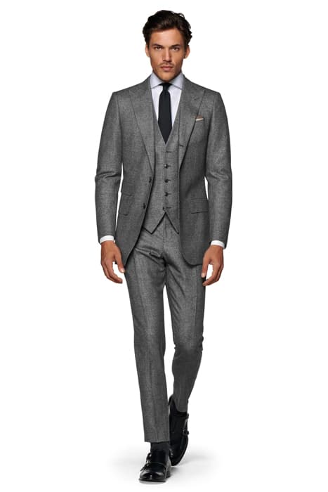 MID GREY HOUNDSTOOTH WASHINGTON SUIT by Suitsupply