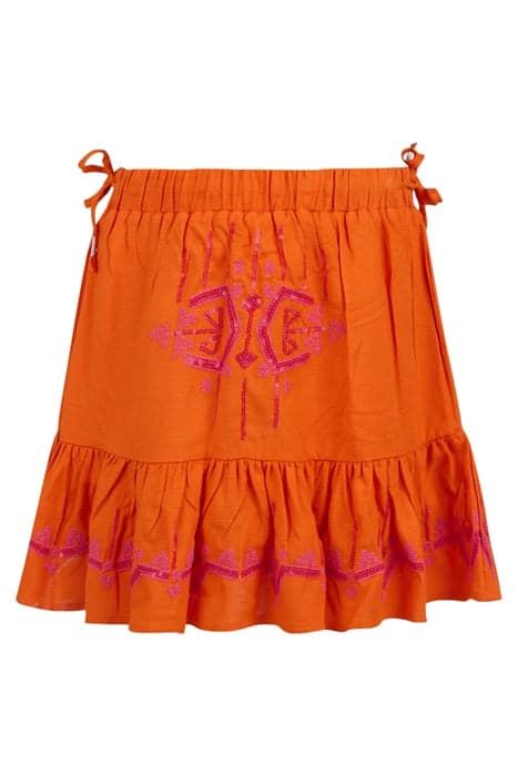 GA- ETHNIC SKIRT JILL&MITCH BY SHOEBY ORANGE by Shoeby