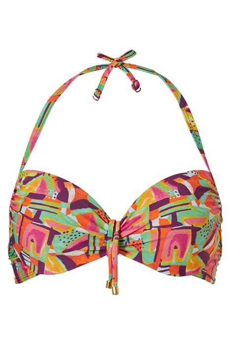 SW BRA TSHIRT BABETTE ABSTRACT SUNSET MOSAIC by Livera