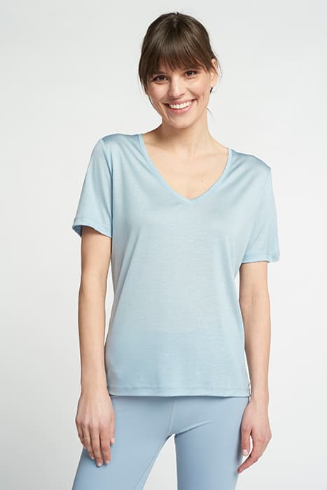 STEVIE SHORT SLEEVE TEE DUSTY BLUE by Lune Active