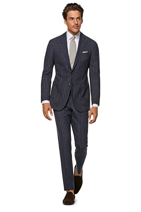 BLUE STRIPED SOHO TROUSERS by Suitsupply