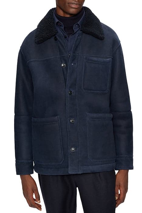 PARSEC CASUAL SHEARLING NAVY by Ted Baker