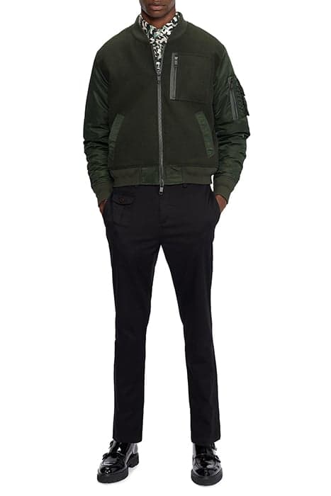 APOGEE WADDED BOMBER DK-GREEN by Ted Baker