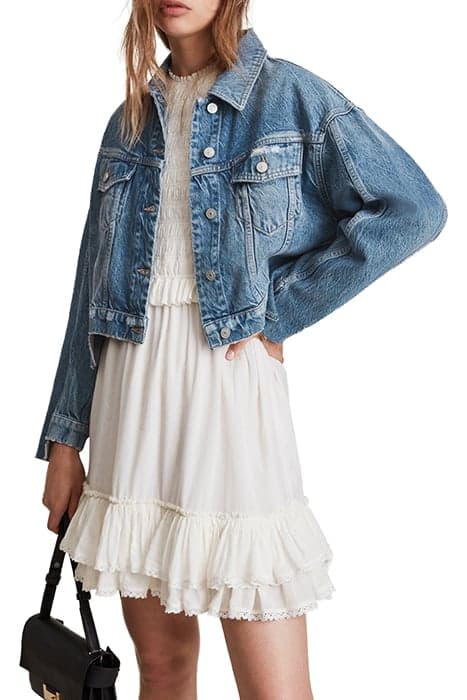 BETH PATCH JACKET WASHED INDIGO by AllSaints