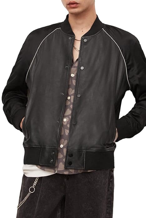 BEAU BOMBER BLACK by AllSaints