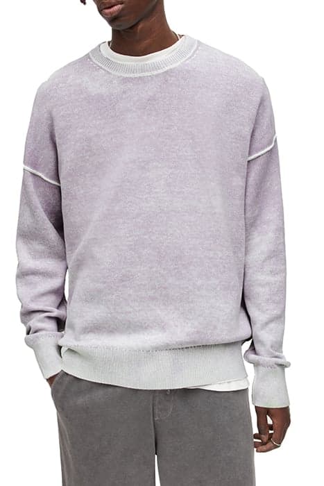 SENNEN CREW BLEACHED LILAC by AllSaints