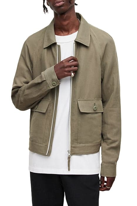 BLANE JACKET ASH KHAKI BROWN by AllSaints