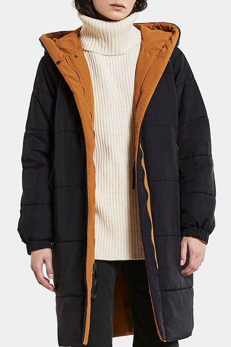 ANNA REV WNS PARKA BLACK/CAYENNE by Didriksons