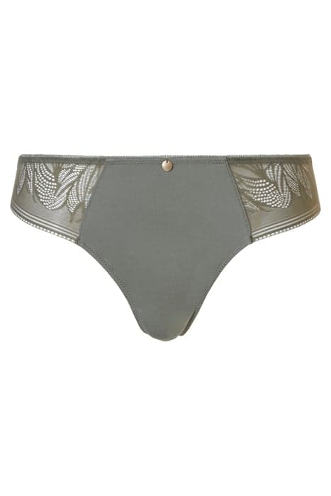 CO BO. THONG SOFT LACE BRIGHT GREY by Livera