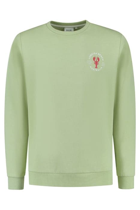 SWEATER LOBSTER BEACH FADED MINT GREEN by Shiwi