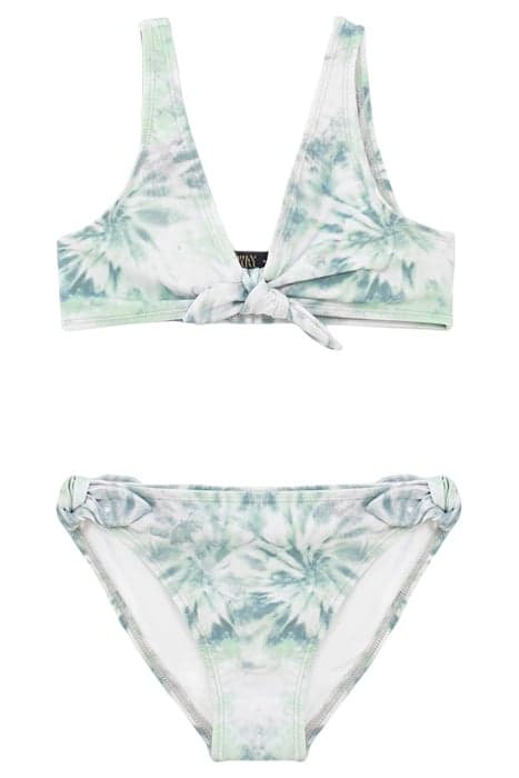 GIRLS’ MINT TIE-DYE LOOK BIKINI EMERALD by IKKS