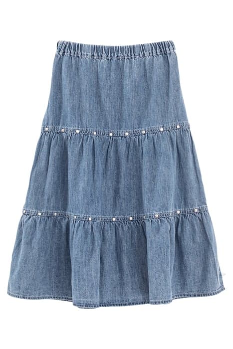 GIRLS’ LIGHT BLUE DENIM LONG SKIRT LIGHT BLUE by IKKS