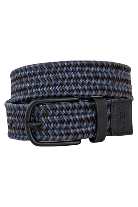 BOYS’ BLACK BELT WITH BLUE WEAVING BLACK by IKKS