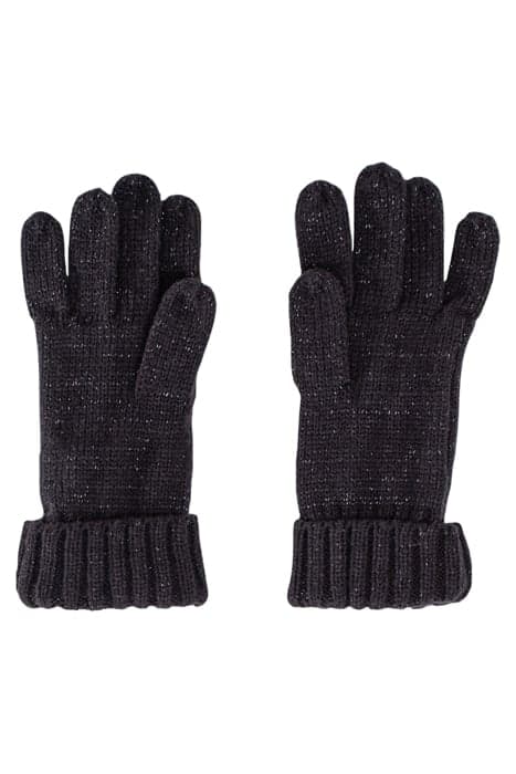 GIRLS’ DARK NAVY GLITTERY KNIT GLOVES NAVY by IKKS