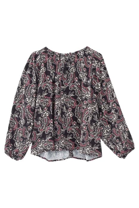 GIRLS’ BLACK PAISLEY PRINT BLOUSE BLACK by IKKS