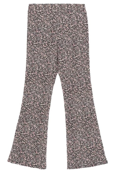 GIRLS’ BLACK FLOWERY PRINT FLARED TROUSERS BLACK by IKKS