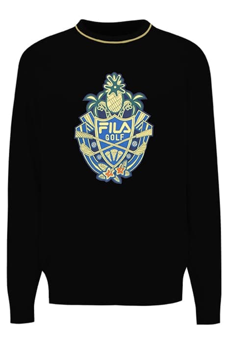 TOSTEDT CREW SWEAT BLACK by FILA