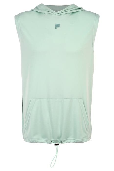 RAPALLO SLEEVELESS HOODY BROOK GREEN by FILA