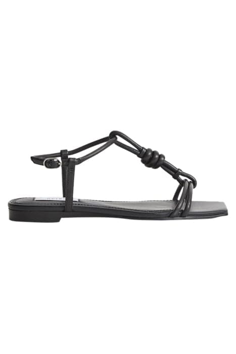 BACTON-FLAT SANDAL BLACK by Reiss