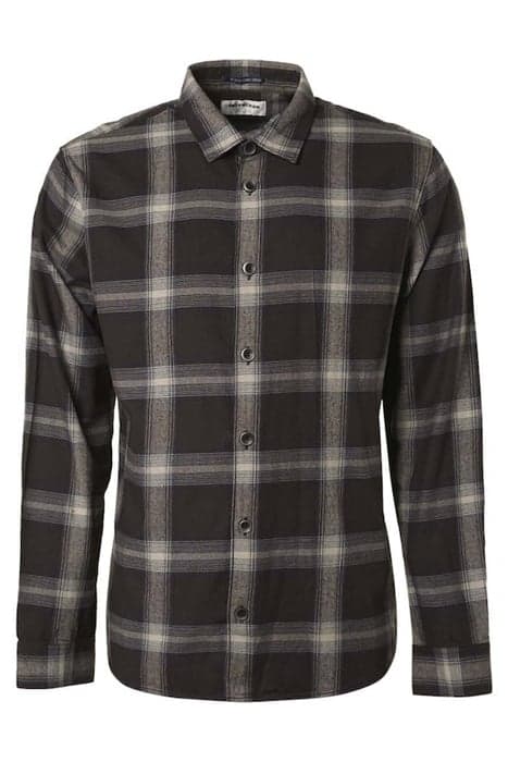 SHIRT CHECK RESPONSIBLE CHOICE COTTON COFFEE by No Excess