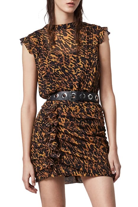 HALI AMBIENT DRESS BROWN by AllSaints