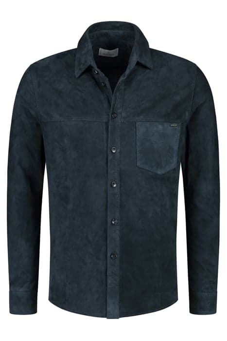 SHIRT JACKET SUEDE ORION BLUE by Dstrezzed