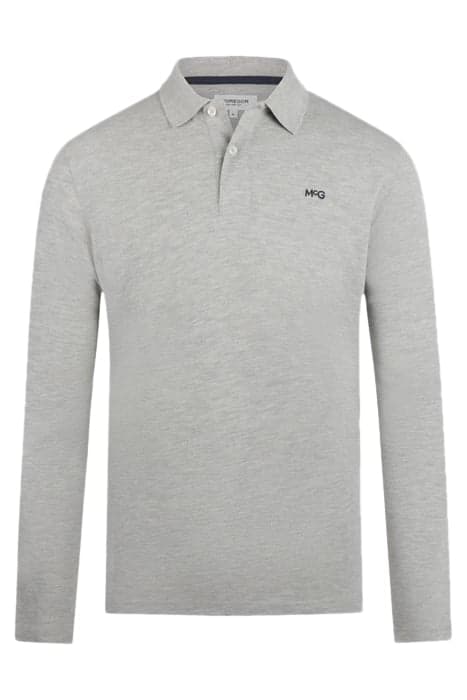 L/S POLO MEDIUM GREY MELANGE by McGregor