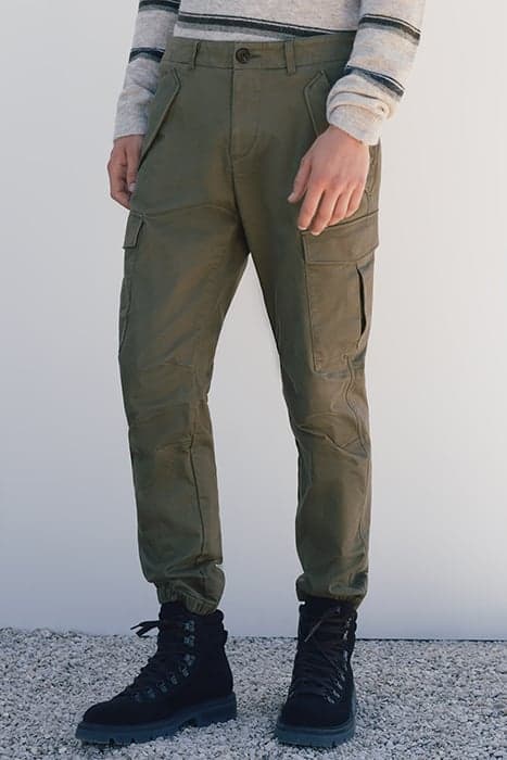 KHAKI CROPPED COMBAT TROUSERS by IKKS