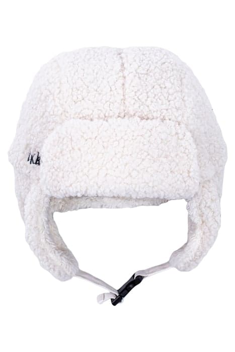 BABY GIRLS' OFF-WHITE SHERPA EAR-FLAP HAT, STAR EMBROIDERY O by IKKS