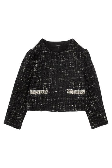 GIRLS’ BLACK TWEED-STYLE MINI ME JACKET BLACK by IKKS