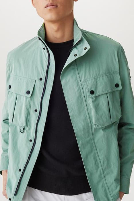 DRAKER JACKET STEEL GREEN by Belstaff