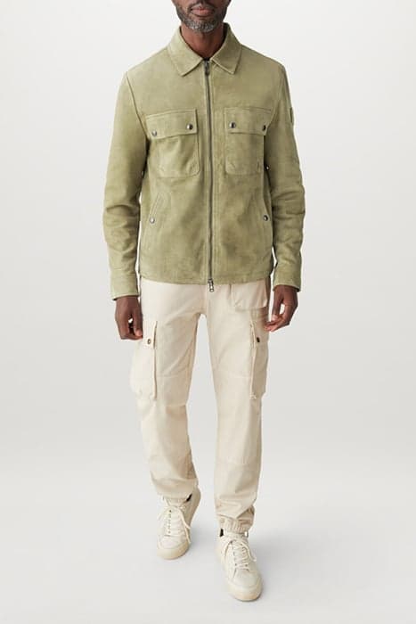 TOUR OVERSHIRT ALOE by Belstaff